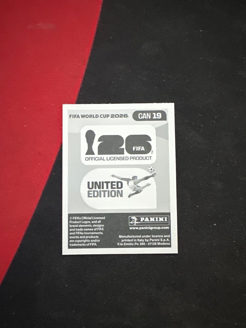 Panini Carte collezionabili: Panini FIFA WM 2026 Sticker - CAN 19 – Usato da Sulz AG venduto da DealWerk 1