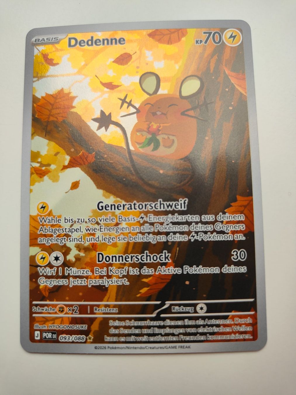 Pokémon Carte collezionabili: Pokemon Dedenne Optimale Ordnung Illustration Rare – Usato da Thalwil venduto da FigurenFreunde