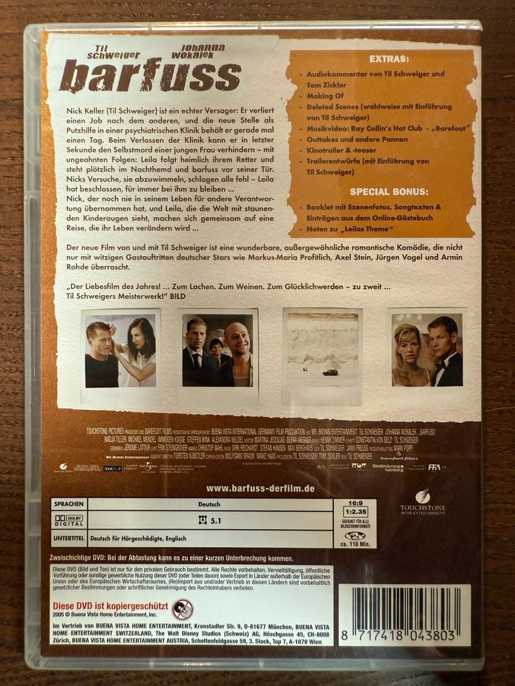 Alle DVDs: Barfuss – Gebraucht aus Zürich von FilmFreunde 1