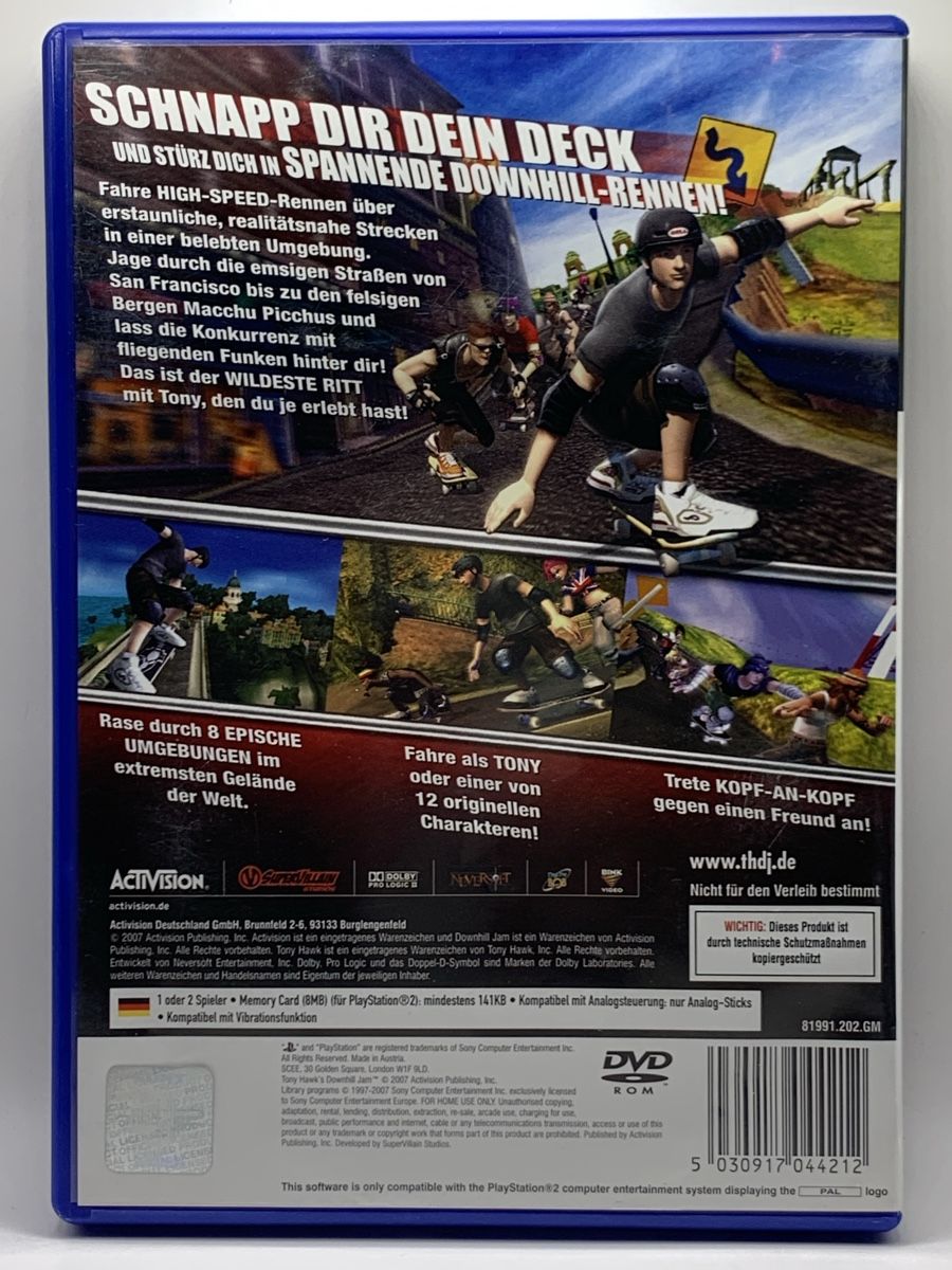 Sony Jeux: Tony Hawk's Downhill Jam - PS2 - DE – D'occasion à Ostermundigen par RG-Collector 1