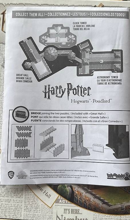 Puzzle: 3D Puzzle Harry Potter Hogwarts – Usato da Richterswil venduto da sarabi33 3