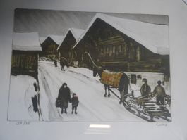 JEAN-LOUIS GÉTAZ LITHOGRAPHIE
