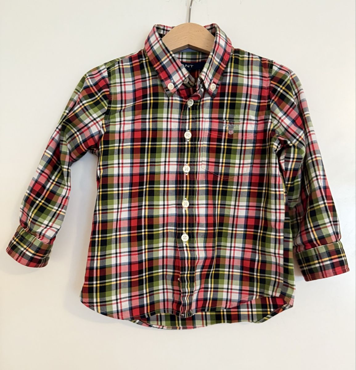Gant Camicie, T-shirt & Polo: Gant Plaid Shirt - Boy's Size 86 – Usato da Zollikerberg venduto da MK-13