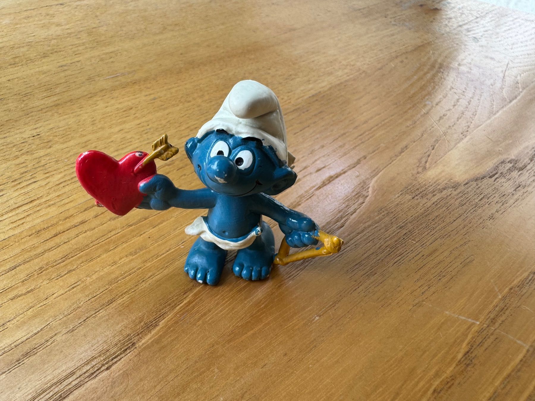 Schleich Figuren: Original Schleich Schlumpf - Amor-/Valentins-Schlumpf – Gebraucht aus Fislisbach von chili2006