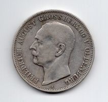 (2261) Oldenburg, 5 Mark, 1900, ss-vz