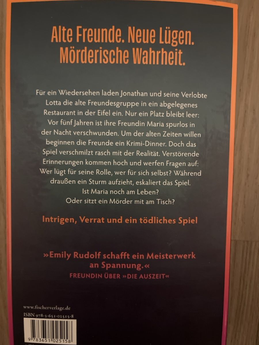Livres: Das Dinner - Emily Rudolf – Neuf (Voir description) à Merenschwand par doloreslischer