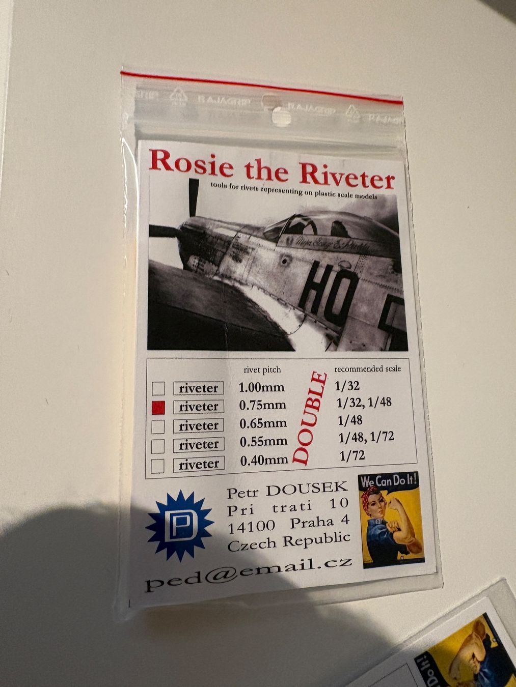 Kit di modellismo & Modellini statici: 1/32 ROSIE THE RIVETER DOUBLE ROW 0.75MM – Usato da MÜHLEDORF/SO venduto da tru_wsv8