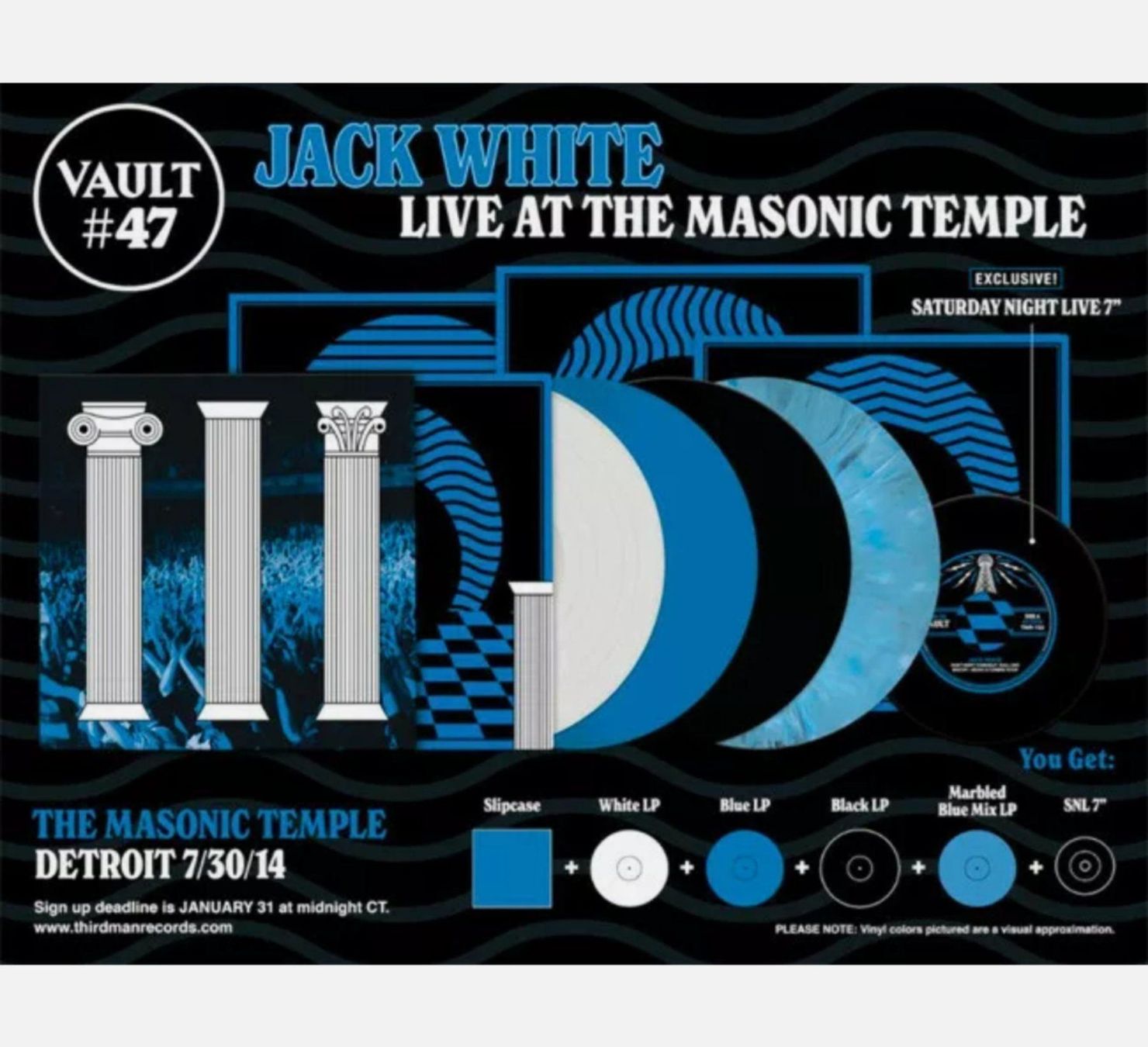 Schallplatten: Jack White / Third Man Records – Neu und originalverpackt aus Cortaillod von signep