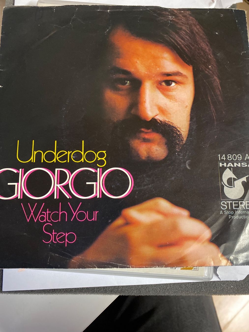 Schallplatten: GIORGIO - UNDERDOG - 45 TOURS – Gebraucht aus Le Brassus von cinema13