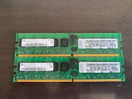 RAM DDR2 2x1GB = 2GB