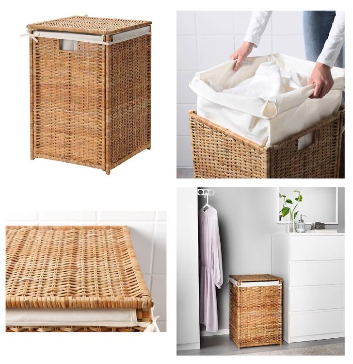 Rattan Waschekorb Ikea