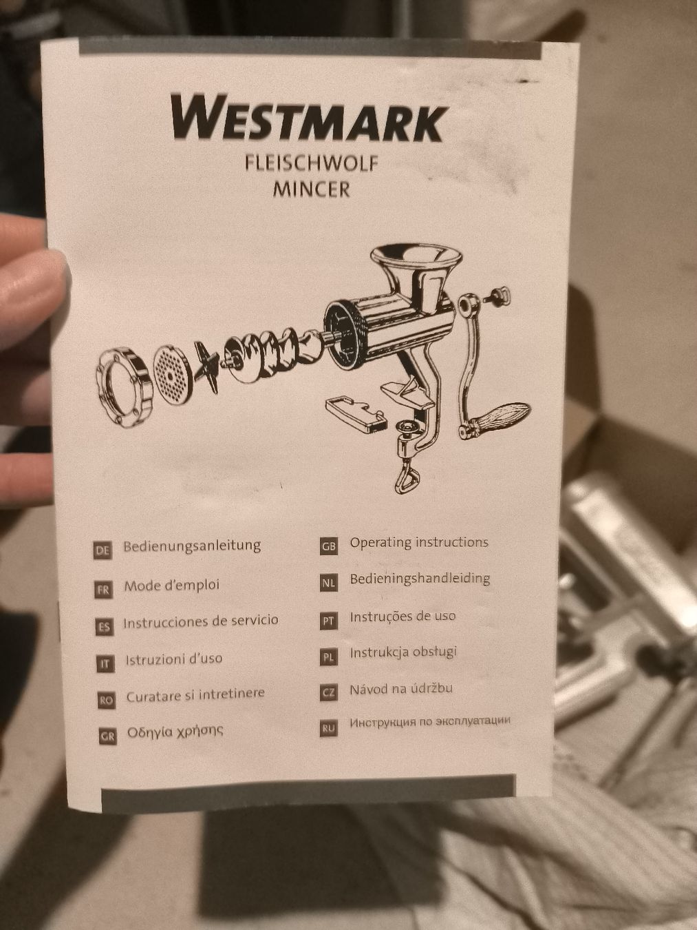 Küchengeräte: Westmark Fleischwolf Groesse 8 neuwertig – Gebraucht aus Neftenbach von EVE_serenite 1
