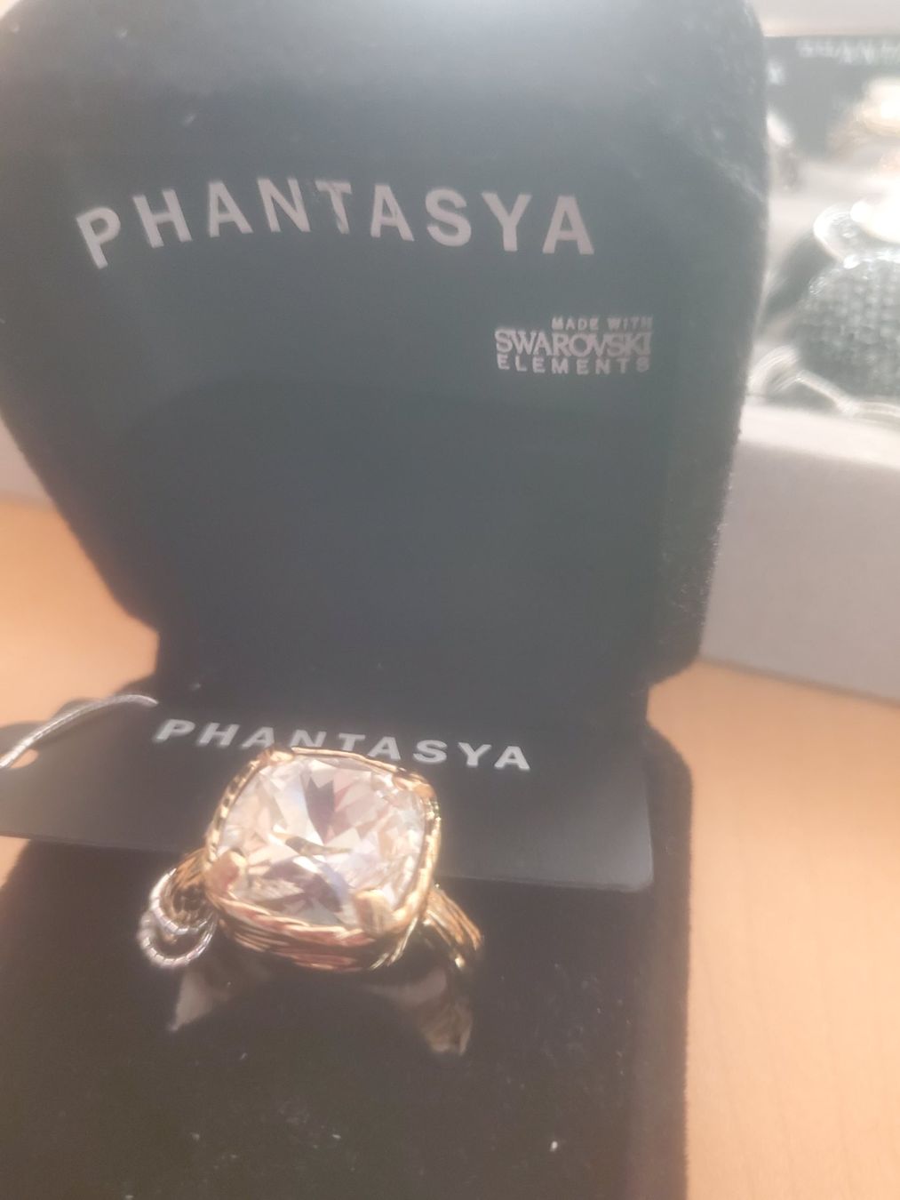 Swarovski Anelli: Swarowski Ring Phantasya Gr. 56 silber vergoldet – Nuovo (secondo la descrizione) da Balsthal venduto da redcarpet 4