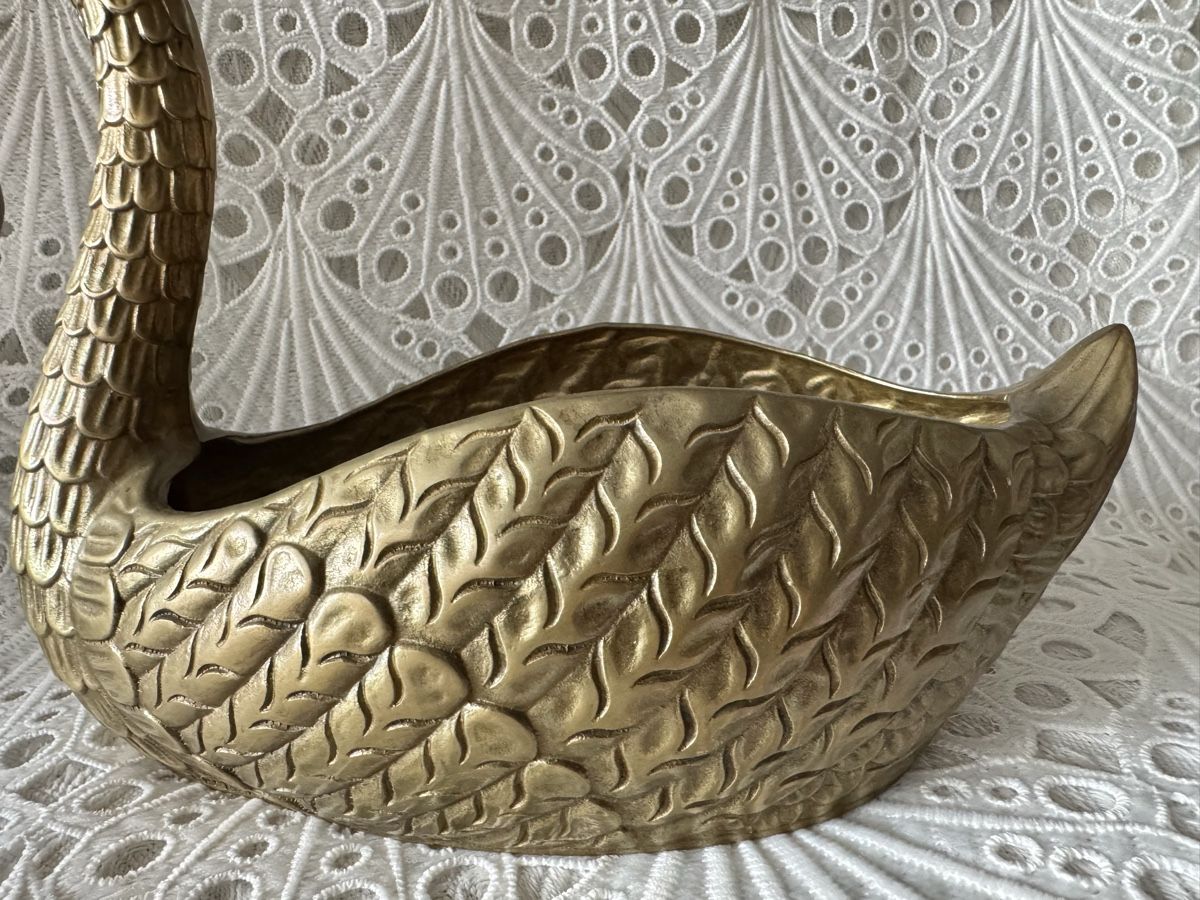 Vasi per fiori: Vintage Messing Jardiniere Blumentopf Übertopf 28cm – Usato da Frenkendorf venduto da Only1 3