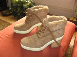 Plateau Schuhe braun Gr. 40,5 Hogan