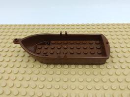 Vintage Lego System Piraten Boot braun