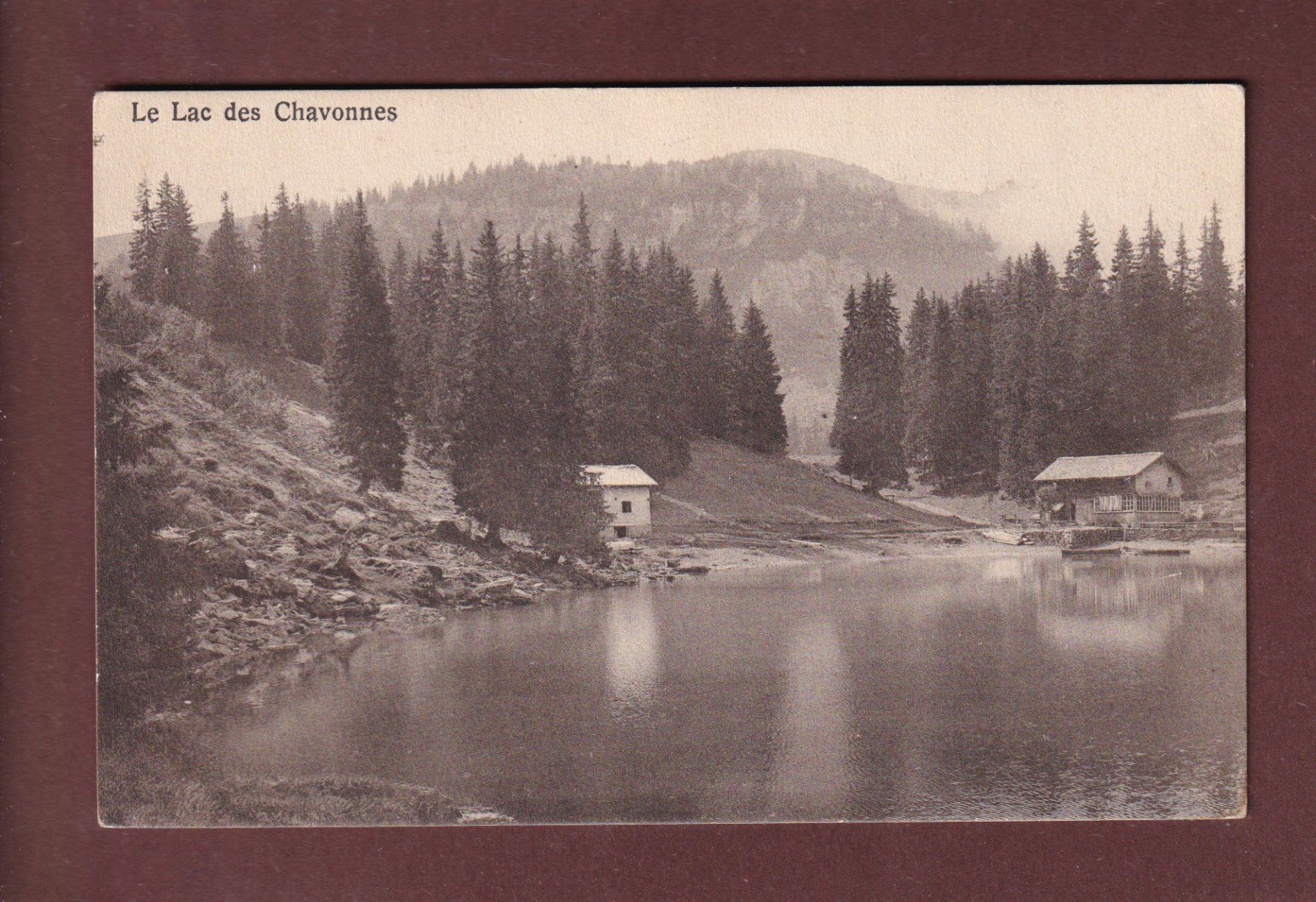 Cartes postales: LAC DES CHAVONNES - 1919 – D'occasion à Pully par nicecards-shop