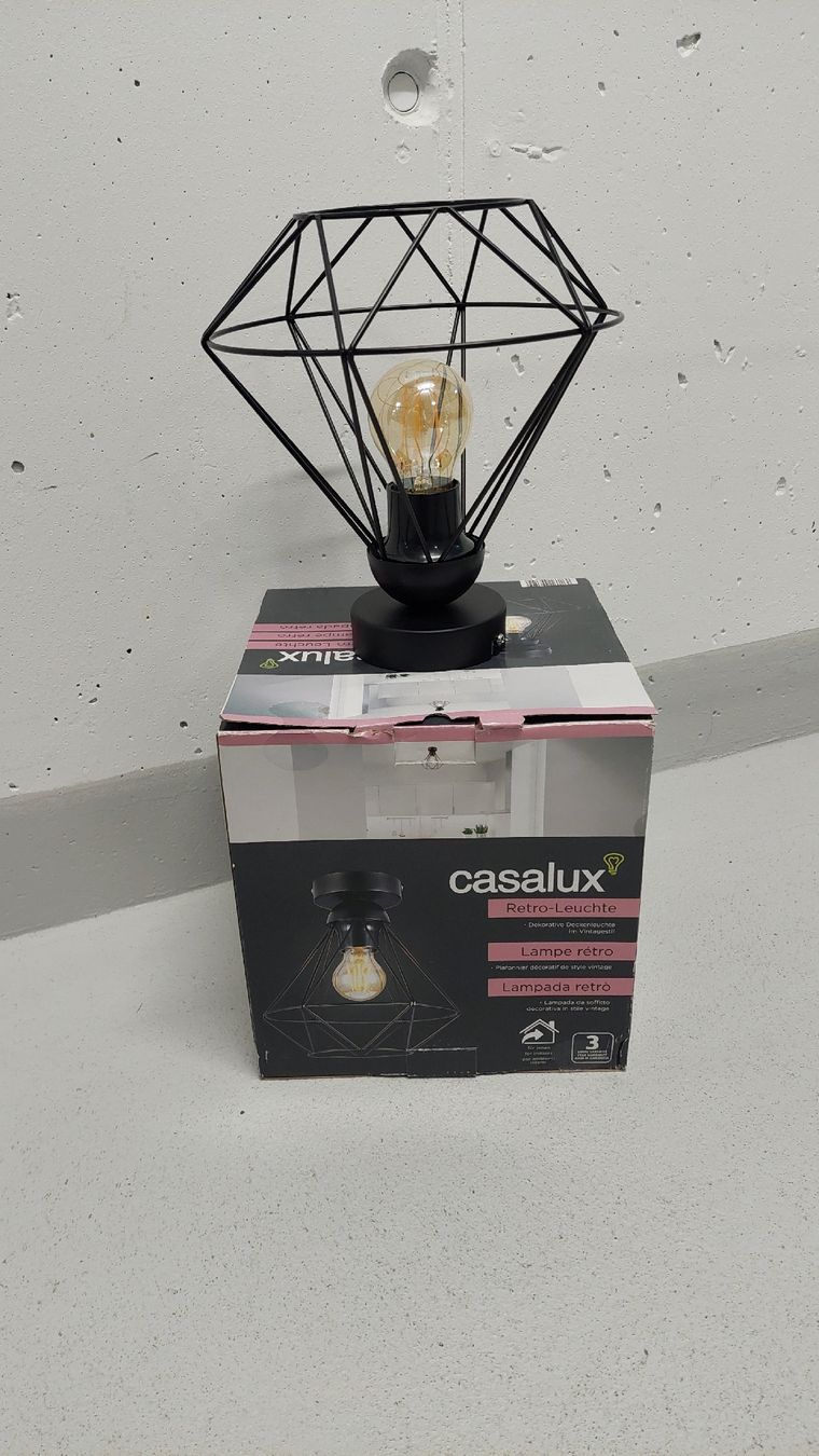 Lampade: Retro Leuchte (NEU) – Nuovo e nell'imballaggio originale da Dübendorf venduto da huebi01