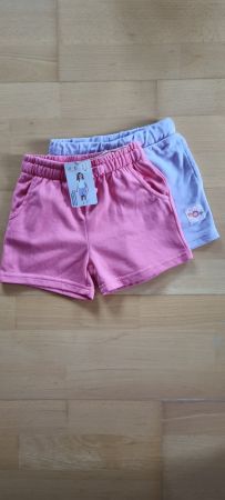 Lilly & Dan 2 Mädchen Shorts Grösse 110 rosa/lila neu
