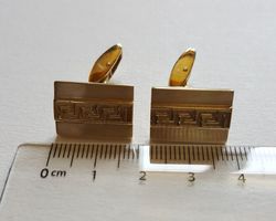 Gold 585 Massiv Manschettenknöpfe