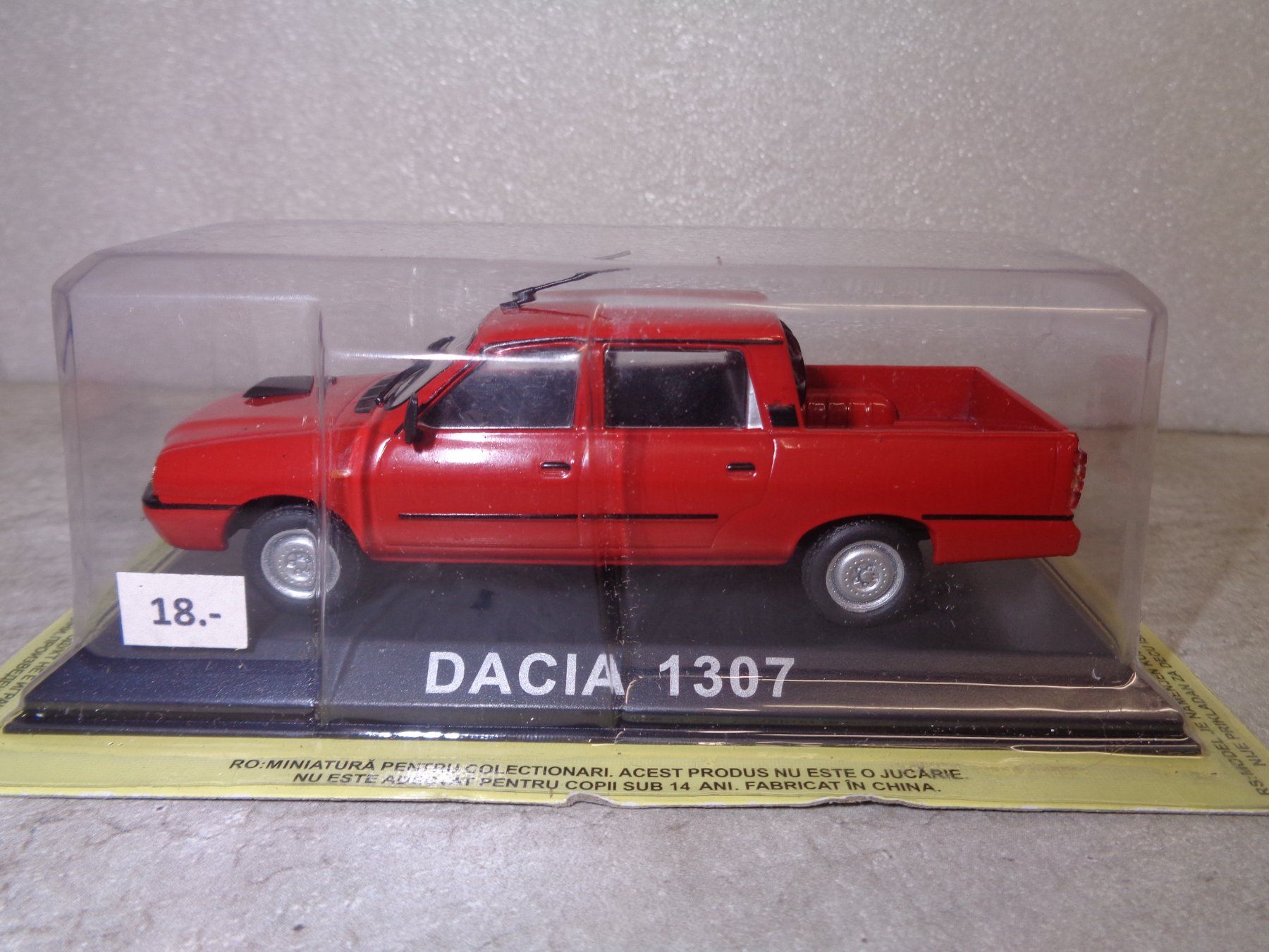 Dacia Modellautos: DéAgostini 1:43 Dacia 1307 Pick-Up – Neu und originalverpackt aus Reconvilier von rallycar 1