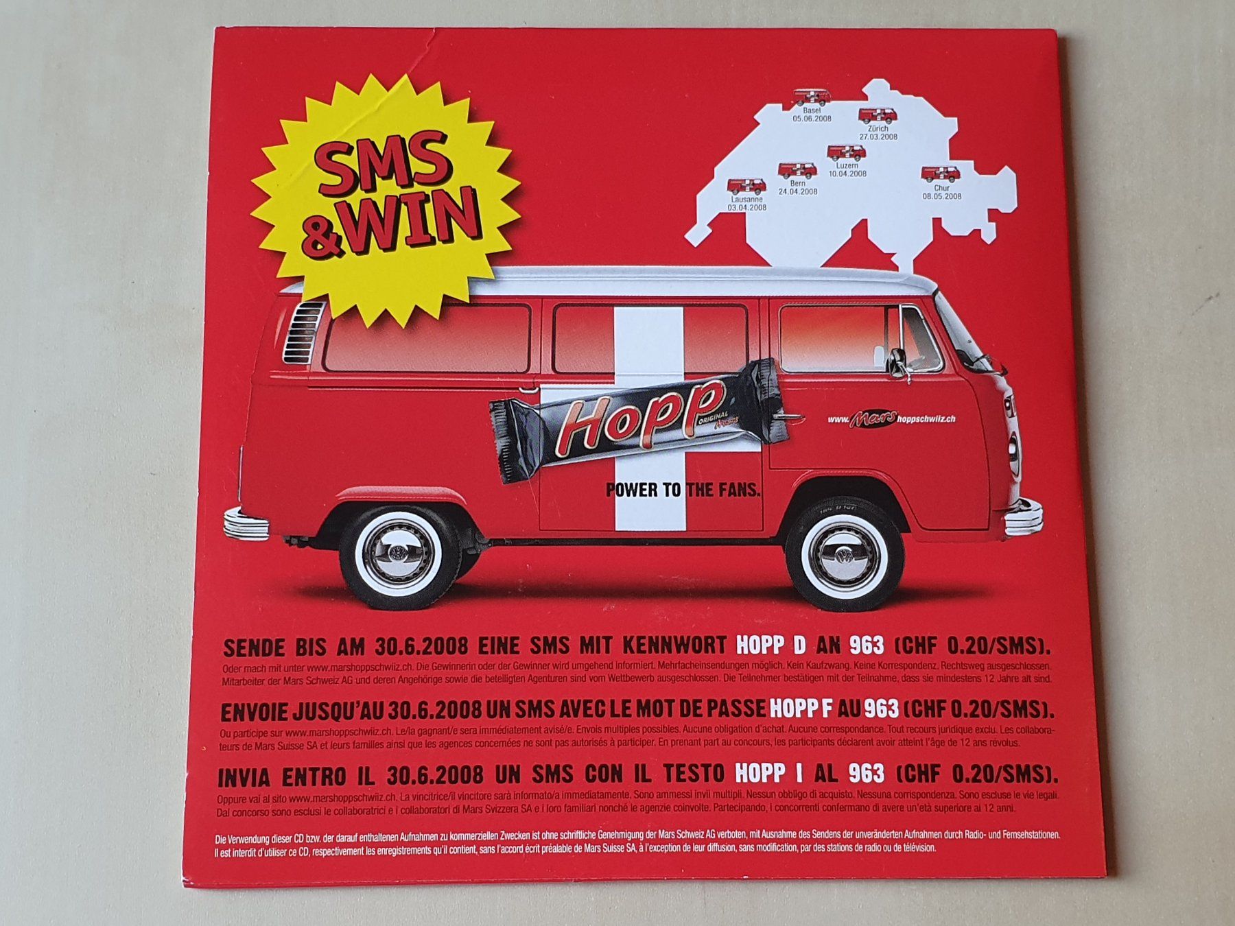 CDs: Polo Hofer Hopp Schwiiz 08 – D'occasion à Stansstad par collectorsshop 1