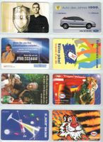 8 Telefonkarten Deutschland S-Serie 1999