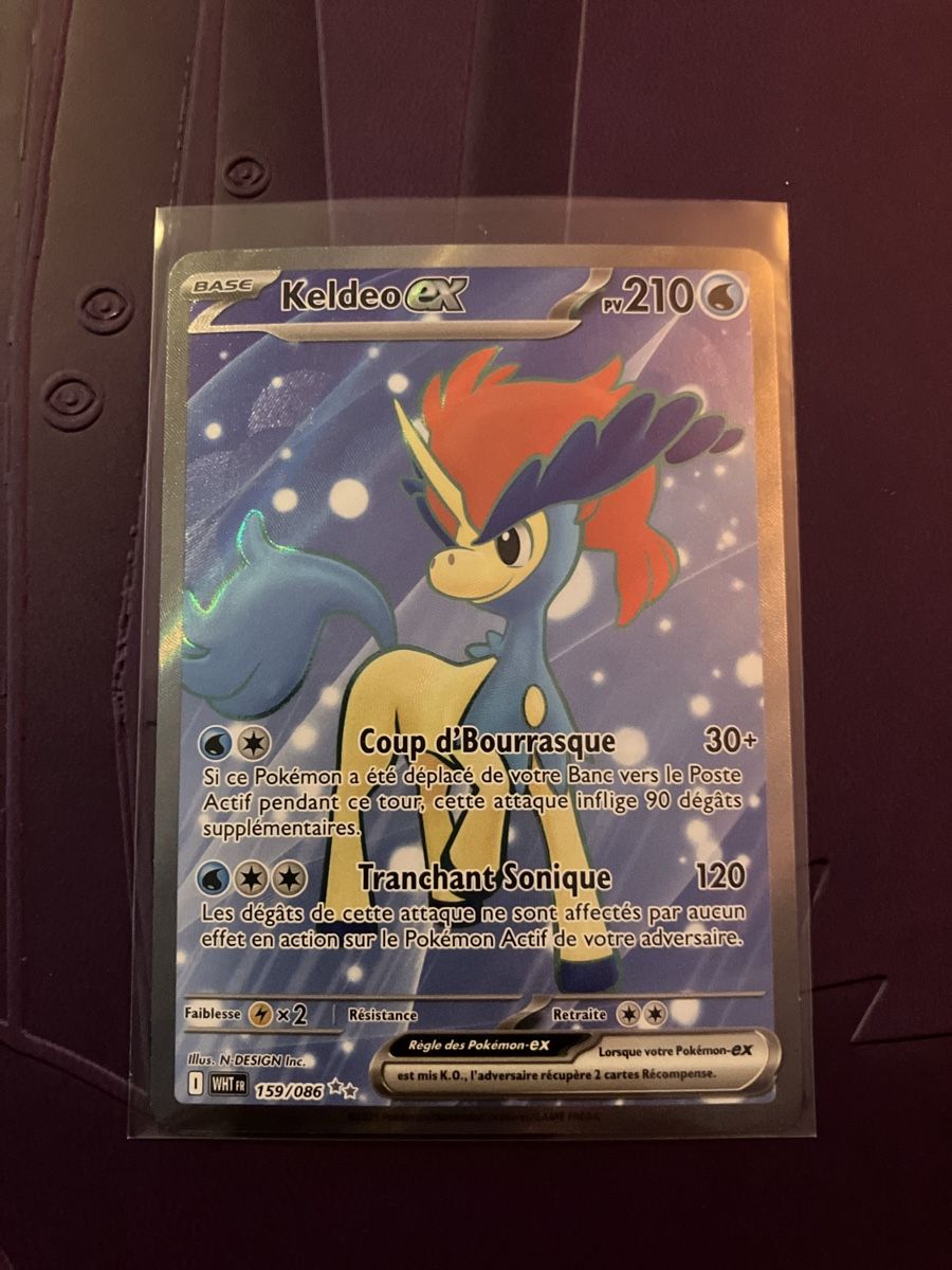 Pokémon Carte collezionabili: Pokémon Keldeo EX WHT 159/086 – Nuovo (secondo la descrizione) da La Chaux-de-Fonds venduto da chl_s5sc