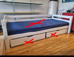 Hoppekids ECO Luxury Bett weiss 90x200cm von Möbel Pfister