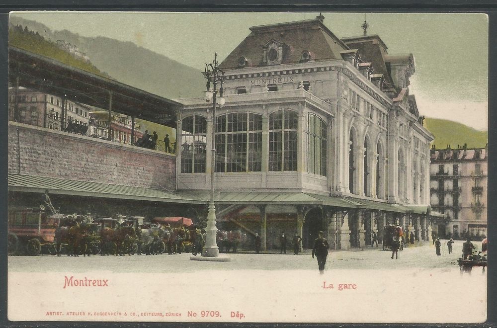 Carte P de 1909 ( Montreux / La Gare ) | Kaufen auf Ricardo