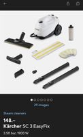 Kärcher SC 3 EasyFix Steam Cleaner 1900W 3.50 bar