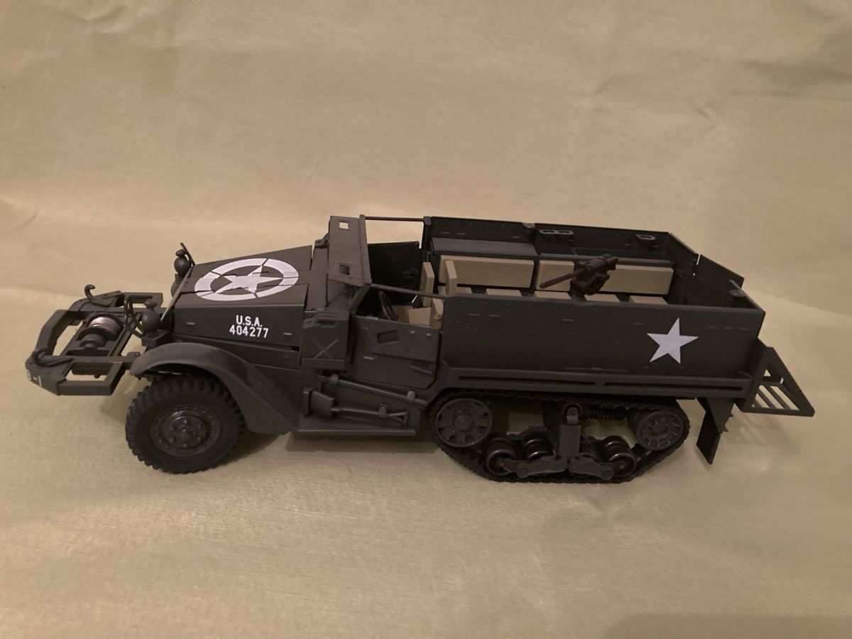 Kit di modellismo & Modellini statici: M3 Halftrack Gonio 1/24 US Army Halbkette Modell – Usato da Brugg AG venduto da Schlumpf1962
