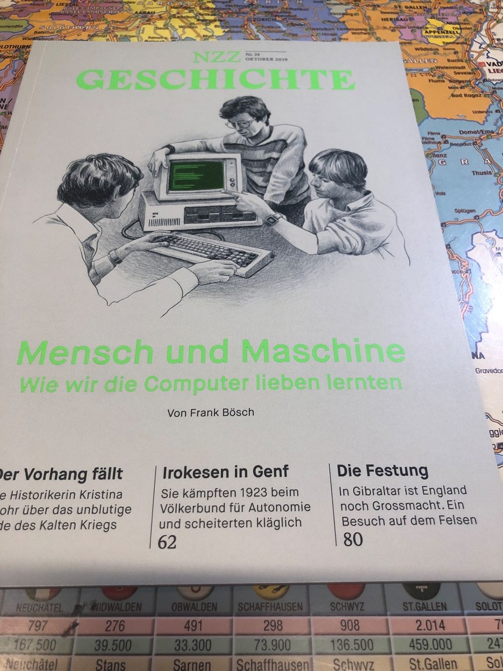 Riviste & Magazine: NZZ GESCHICHTE: Mensch und Maschine – Usato da Erlinsbach SO venduto da Silverstorm