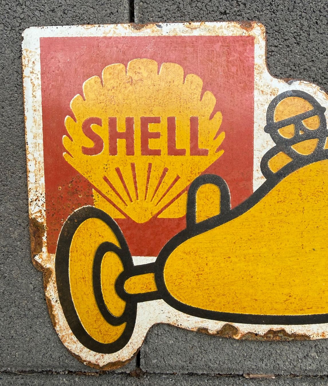 Shell Ecriteaux: Shell Email Schild / Emaille Schild – D'occasion à Bremgarten b. Bern par Vancouver16 1