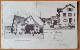 Gruss aus Turbenthal  - Gasthof Hirschen