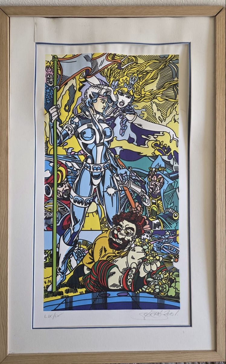 Grafica & Litografie: 2 lithographies Pop Art signées ERRO 2001 numérotées – Usato da Genève venduto da DELIRBEADS 1