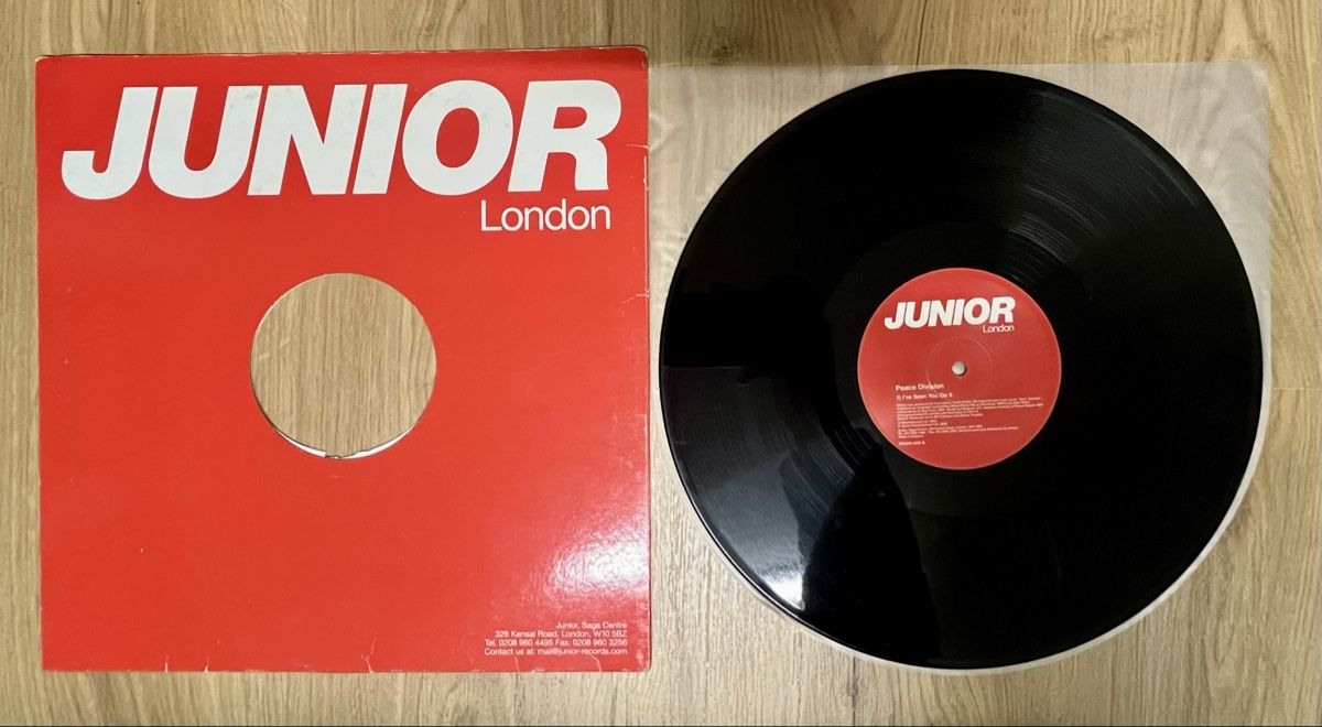 Dischi in vinile: Junior - Peace Division - Wherever the Drums Take Me – Usato da Oberstammheim venduto da Heyjinroh 1