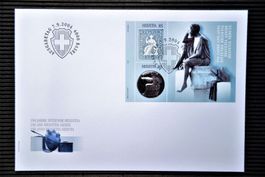 2004 FDC 150 Jahre sitzende Helvetia