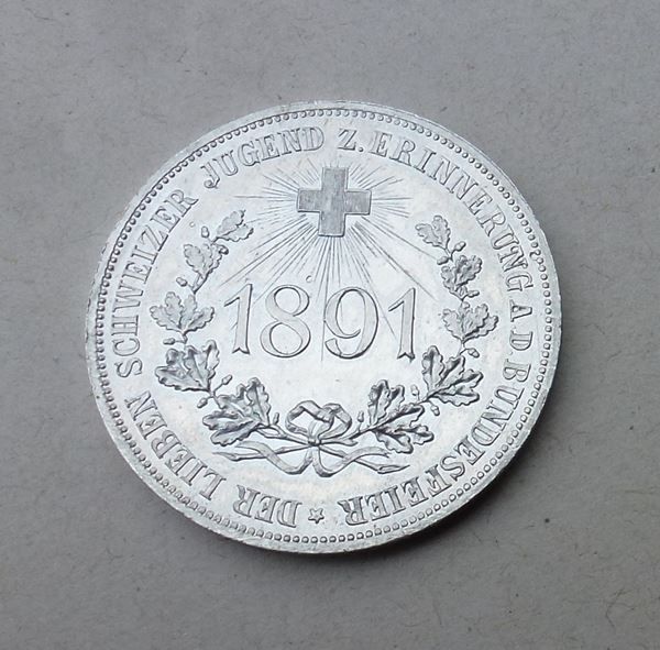 Médailles: Alu Medaille ++ Bundesfeier 1891 – D'occasion à Walkringen par Casablanca777