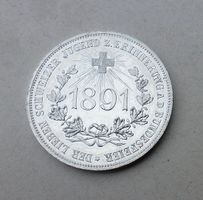 Alu Medaille ++ Bundesfeier 1891