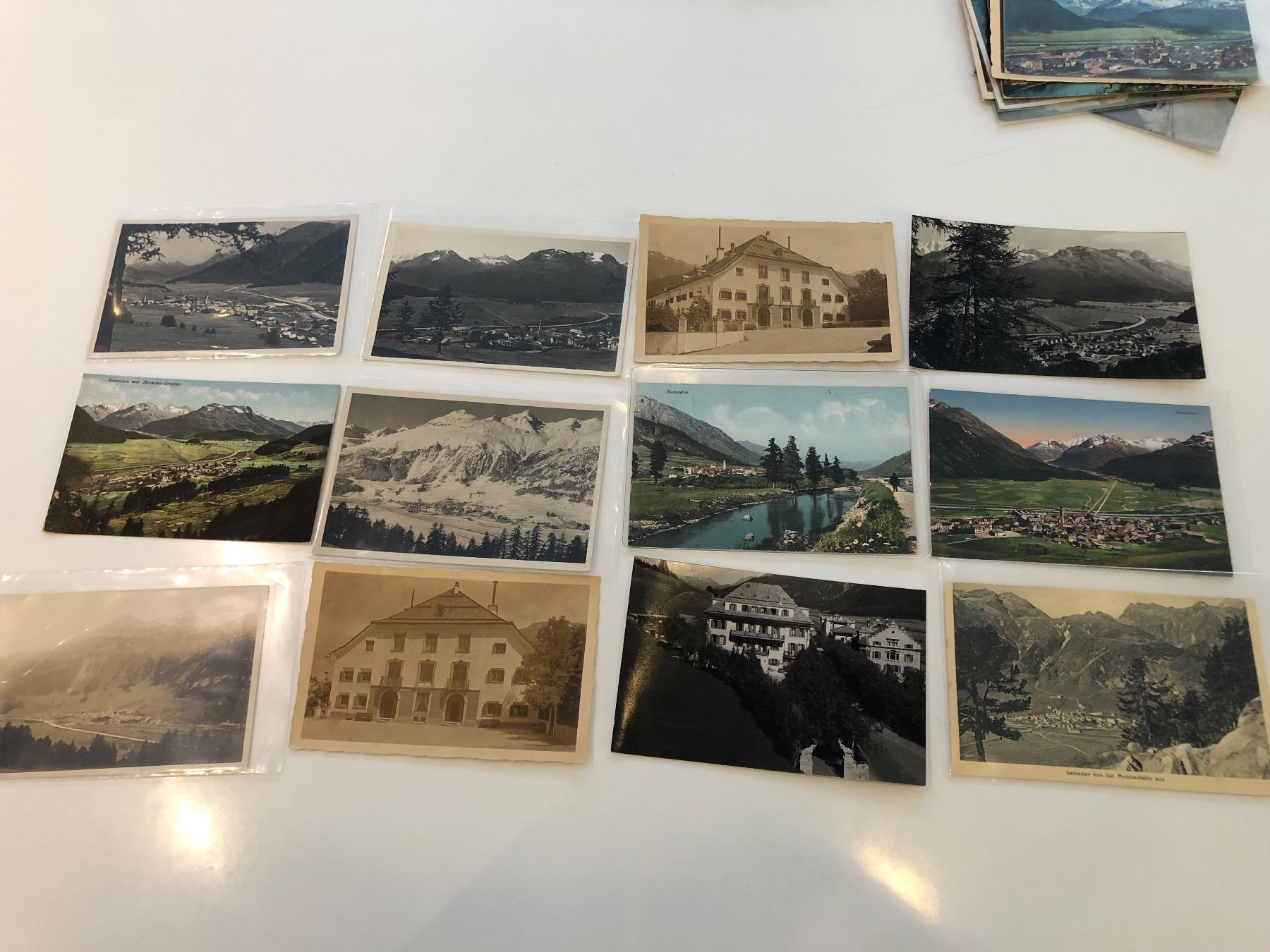 Cartoline postali: 24 alte Ansichtskarten von SAMADEN GR – Usato da Lufingen venduto da Rac0 4