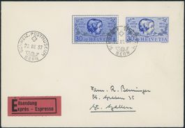 1937 - Pro Juventute - Blockausschnitte - FDC ET - Gaudard