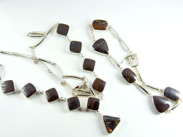 Colliers: Boulder Opal Set 925 Silber – Neuf avec emballage d'origine à Oberglatt ZH par Goldfee1 3