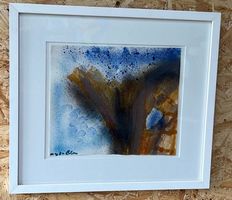 Gemälde, Modern, Abstrakt, signiert Magda Blau    (ID S126)
