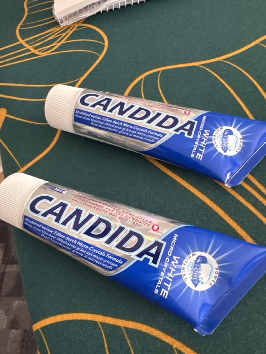 Cura dei denti: Zahnpasta CANDIDA WHITE MICRO-CRYSTALS 2x 75ml – Nuovo e nell'imballaggio originale da Rüegsbach venduto da Mick07