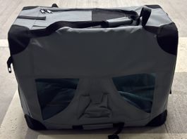 Freezack, graue Hundetragetasche / Auto Transporttasche