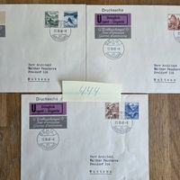 3 Ersttagsbriefe mit Top Marken u. Stempel von 1948..