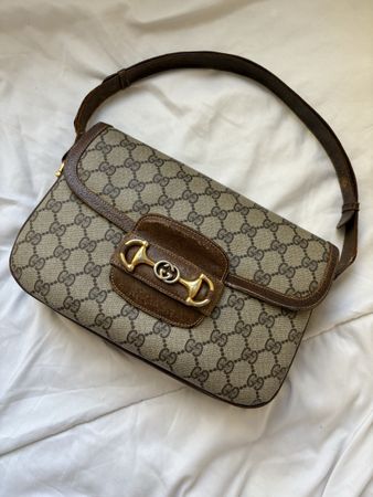 Sac Gucci Vintage horsebit 1955, motif GG iconique