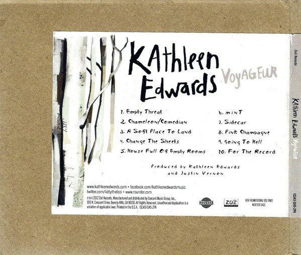 CDs: Kathleen Edwards - Voyageur (Digipack) – Neu (gemäss Beschreibung) aus Uzwil von visions77 1