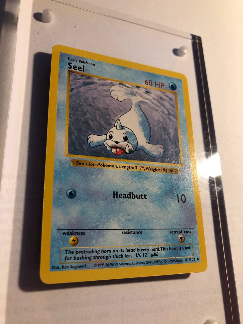 Sammelbilder & Trading cards: Seel (uncommon) Base Set Shadowless - MINT - ab 1.- – Gebraucht aus Giubiasco von dan_pr8b 1